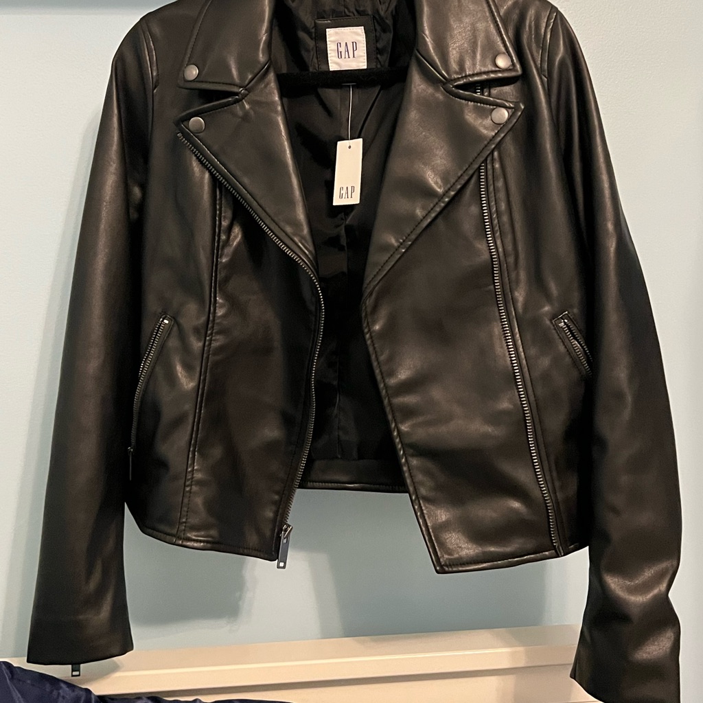 Gap Black Leather Jacket
